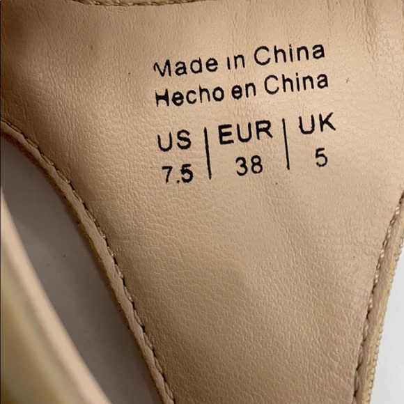 Call it Spring toe post flats sandals Sz 7.5 - Picture 5 of 5